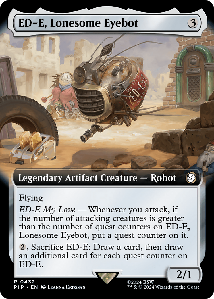 ED-E, Lonesome Eyebot (Extended Art) [Fallout] | Grognard Games