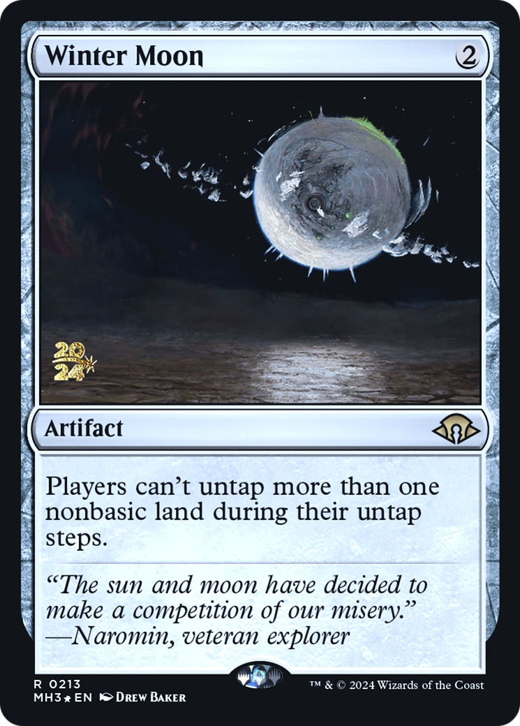 Winter Moon [Modern Horizons 3 Prerelease Promos] | Grognard Games