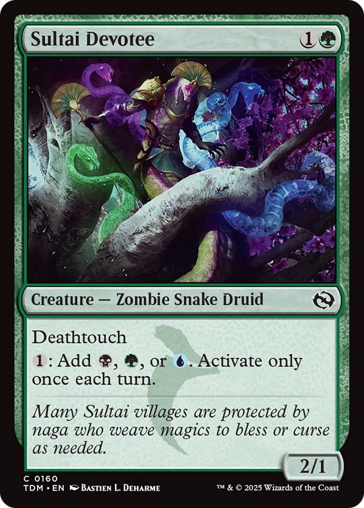 Sultai Devotee [Tarkir: Dragonstorm] | Grognard Games