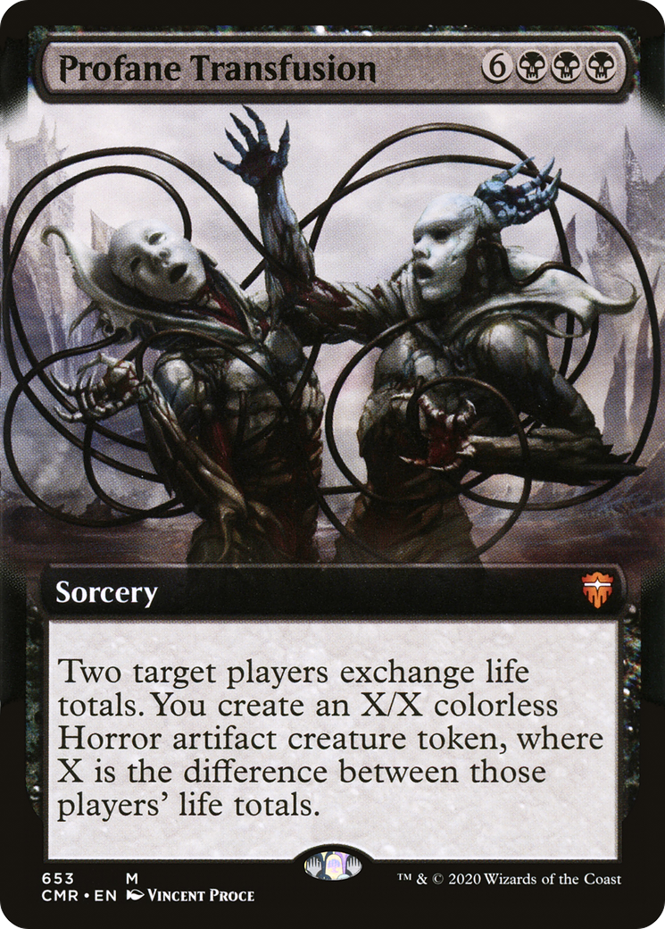 Profane Transfusion (Extended) [Commander Legends] | Grognard Games