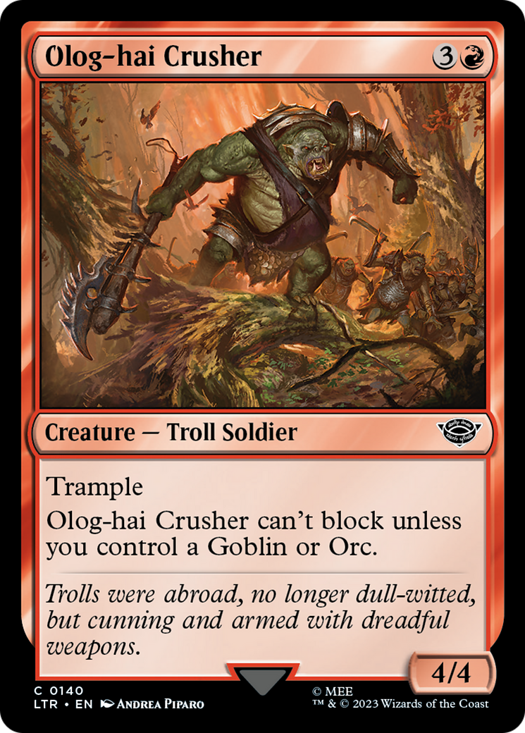 Olog-hai Crusher [The Lord of the Rings: Tales of Middle-Earth] | Grognard Games