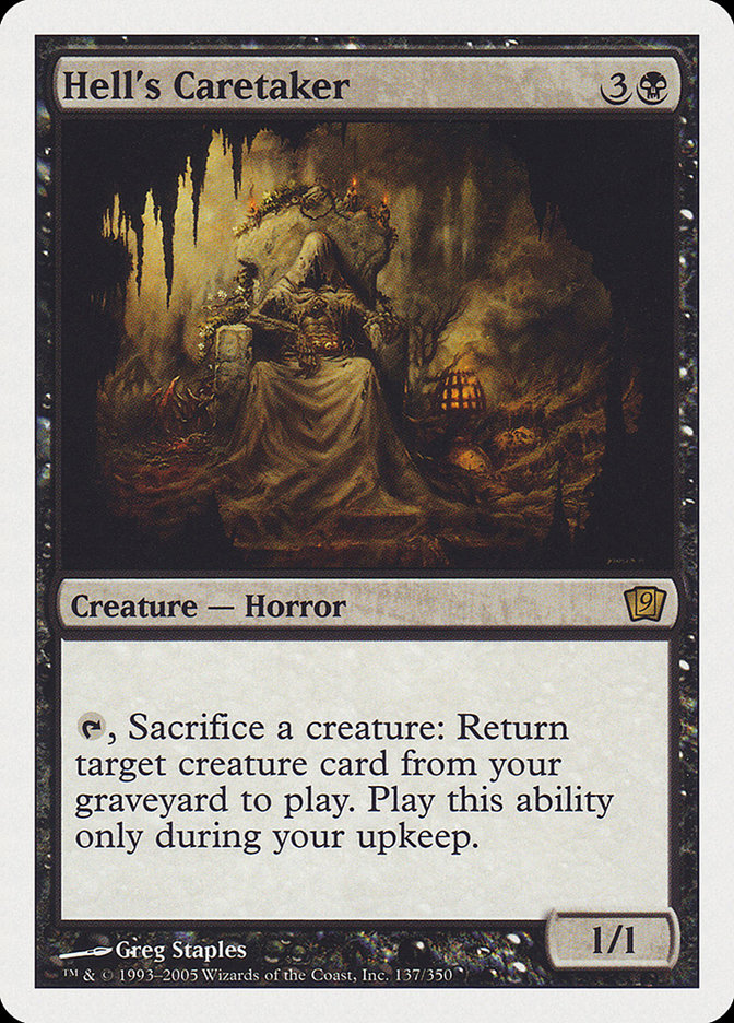 Hell's Caretaker (9th Edition) [Oversize Cards] | Grognard Games