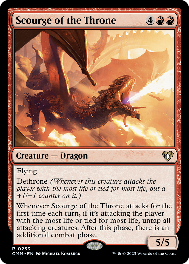 Scourge of the Throne [Commander Masters] | Grognard Games