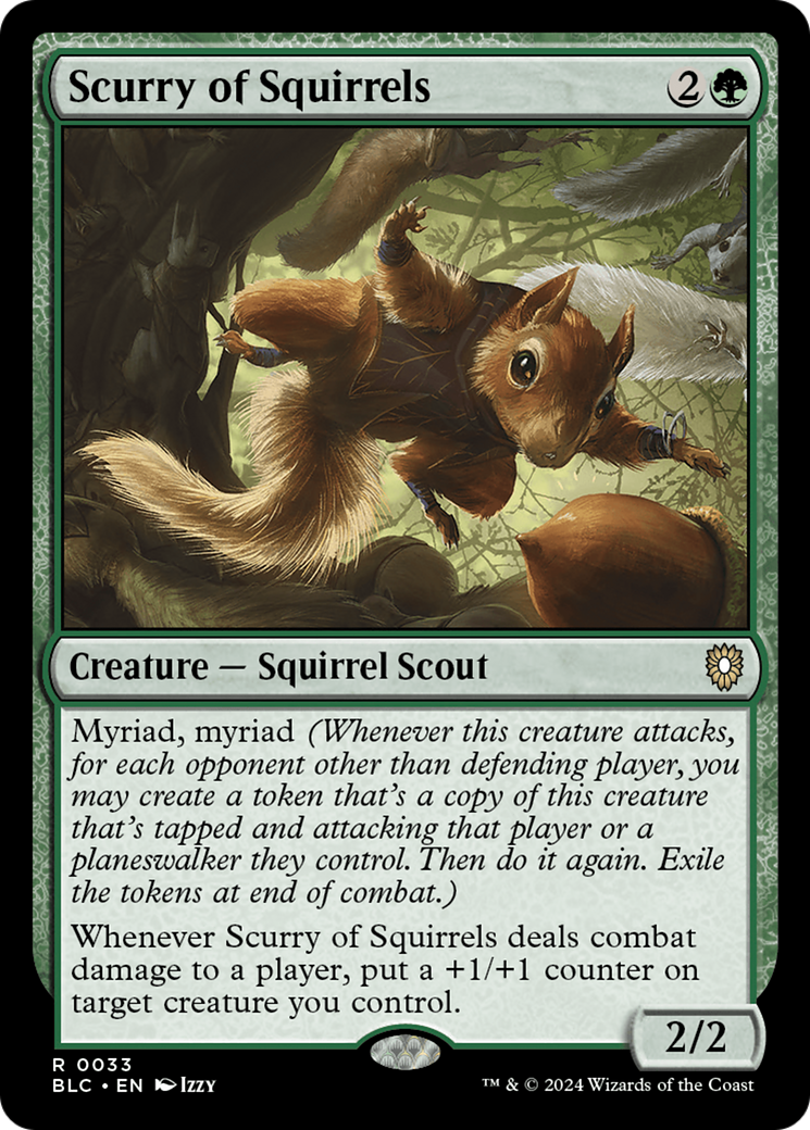 Scurry of Squirrels [Bloomburrow Commander] | Grognard Games