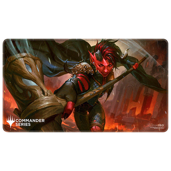 Commander Series #7 Stitched Edge Playmat - Karlach, Fury of Avernus | Grognard Games