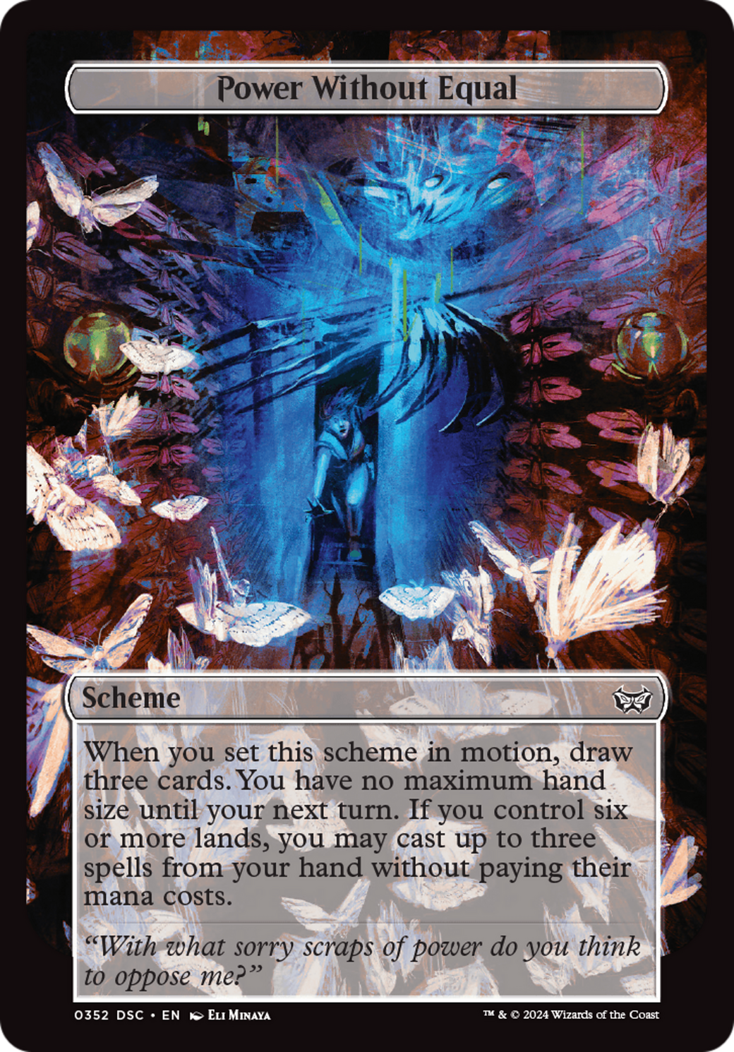 Power Without Equal (Full Art) [Duskmourn: Archenemy] | Grognard Games