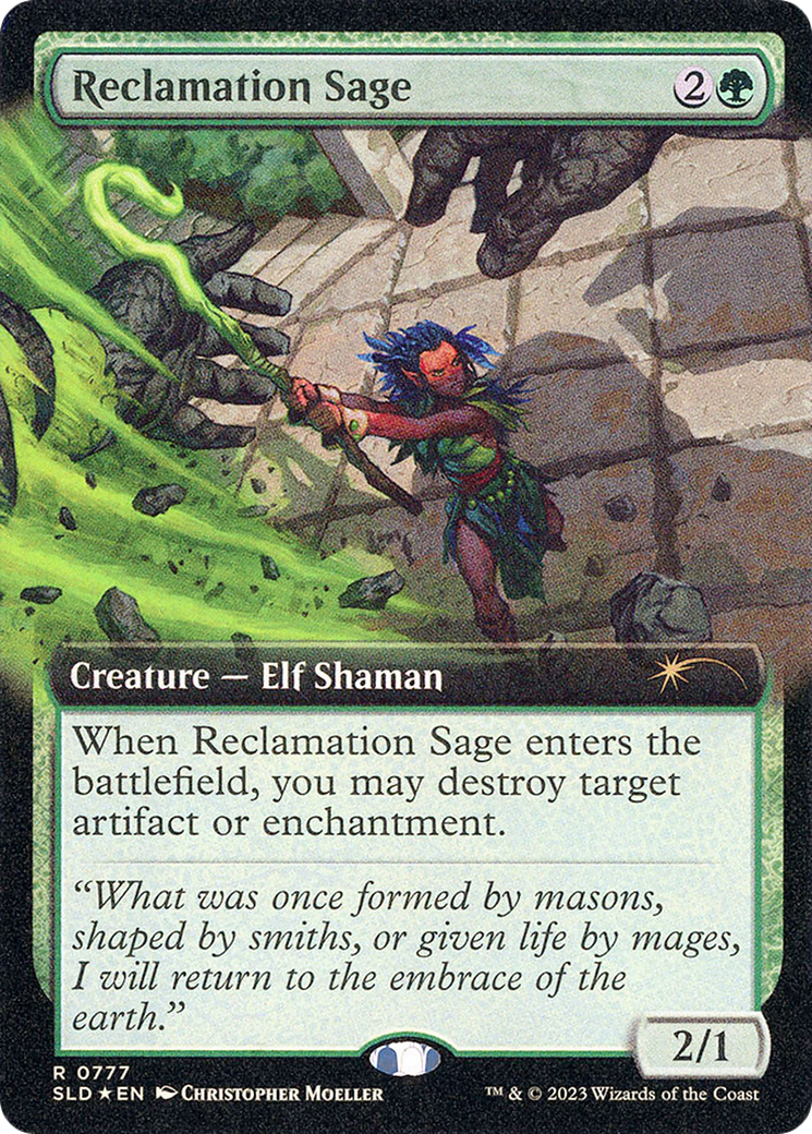 Reclamation Sage (Extended Art) [Secret Lair Drop Series] | Grognard Games