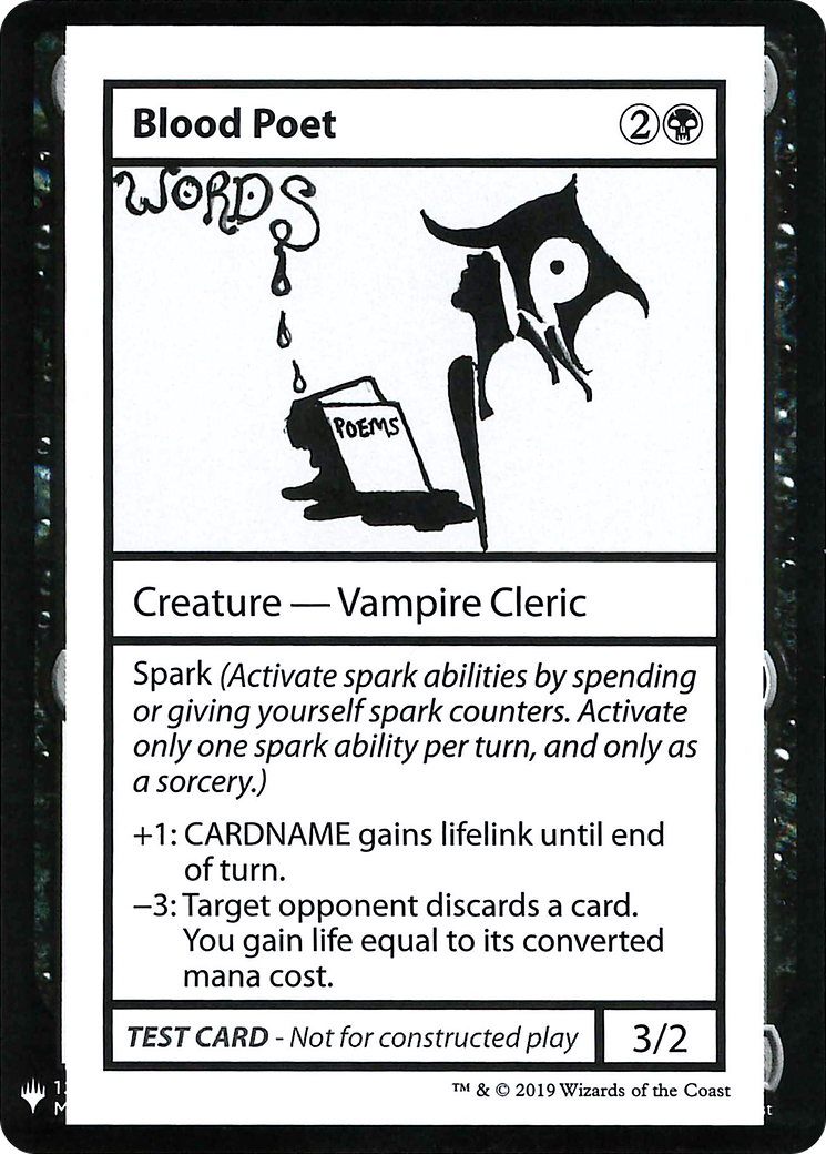 Blood Poet [Mystery Booster Playtest Cards] | Grognard Games