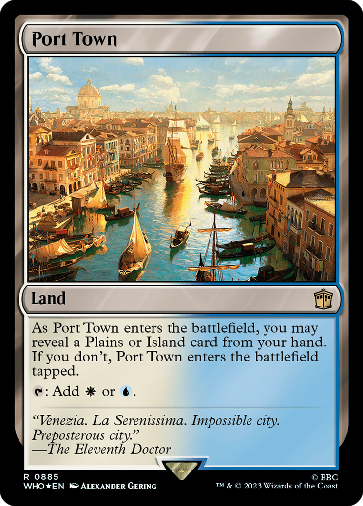Port Town (Surge Foil) [Doctor Who] | Grognard Games
