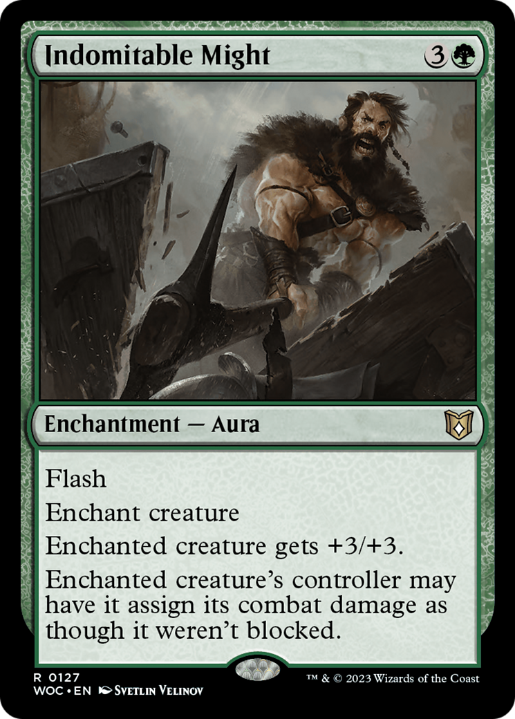 Indomitable Might [Wilds of Eldraine Commander] | Grognard Games
