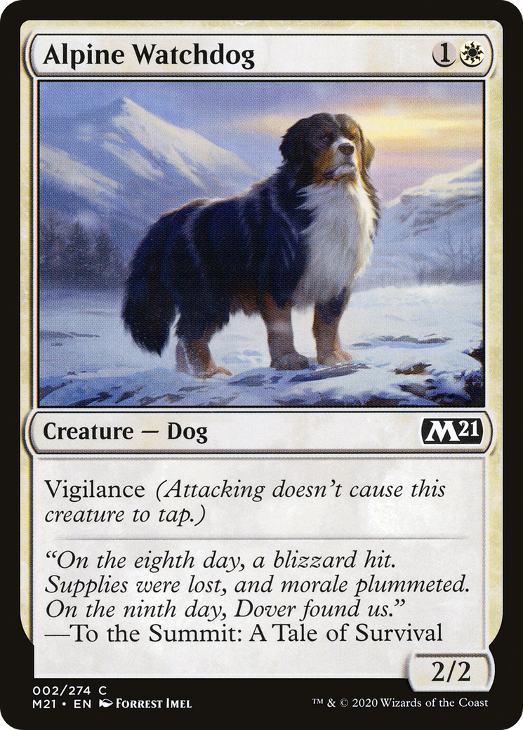 Alpine Watchdog (M21-002) - Core Set 2021 | Grognard Games