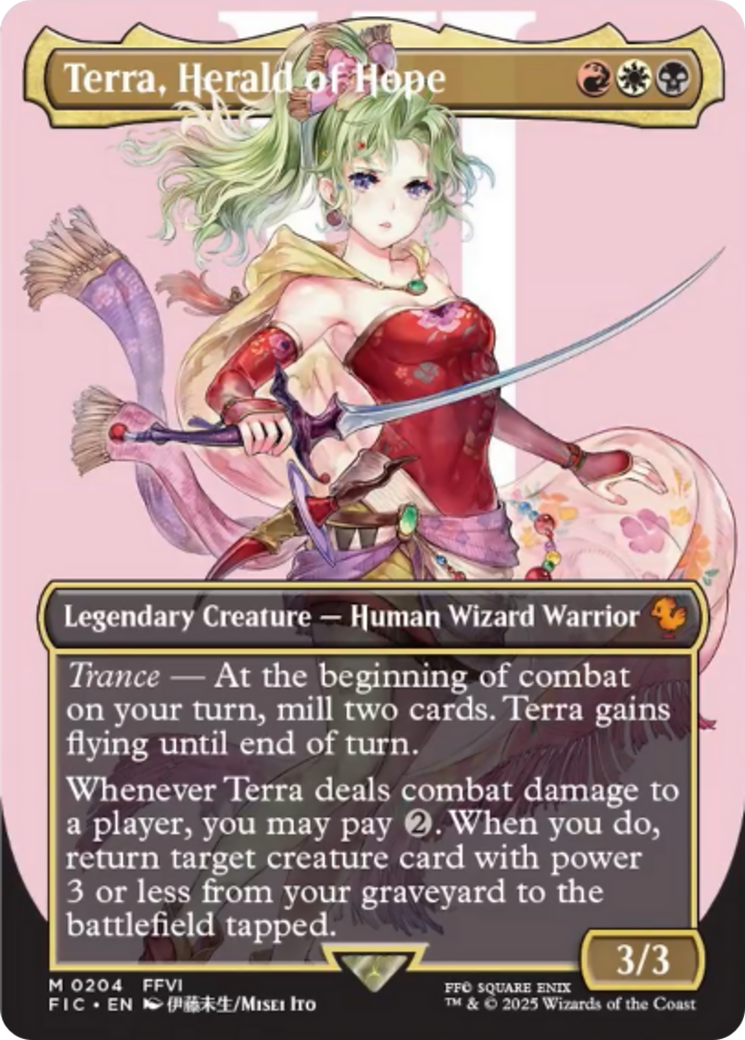 Terra, Herald of Hope (Borderless) [FINAL FANTASY Commander] | Grognard Games