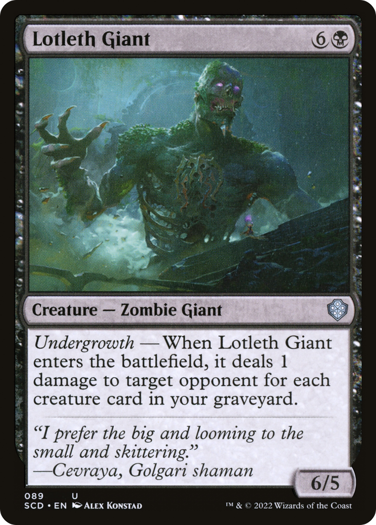 Lotleth Giant [Starter Commander Decks] | Grognard Games