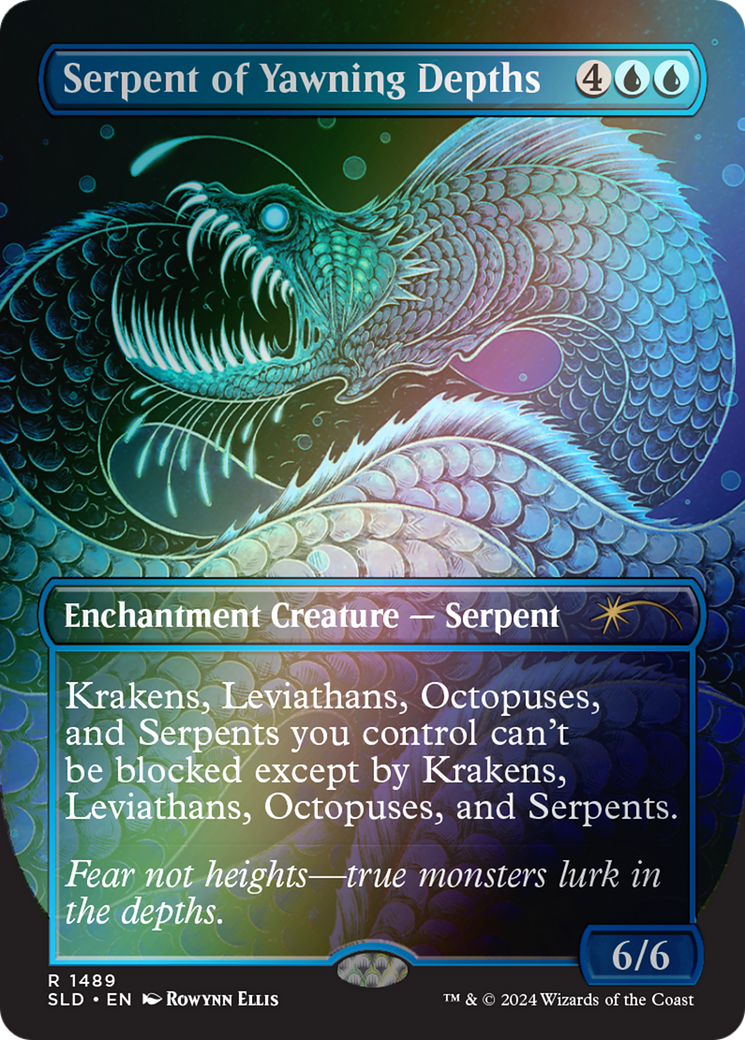 Serpent of Yawning Depths (Rainbow Foil) [Secret Lair Drop Series] | Grognard Games
