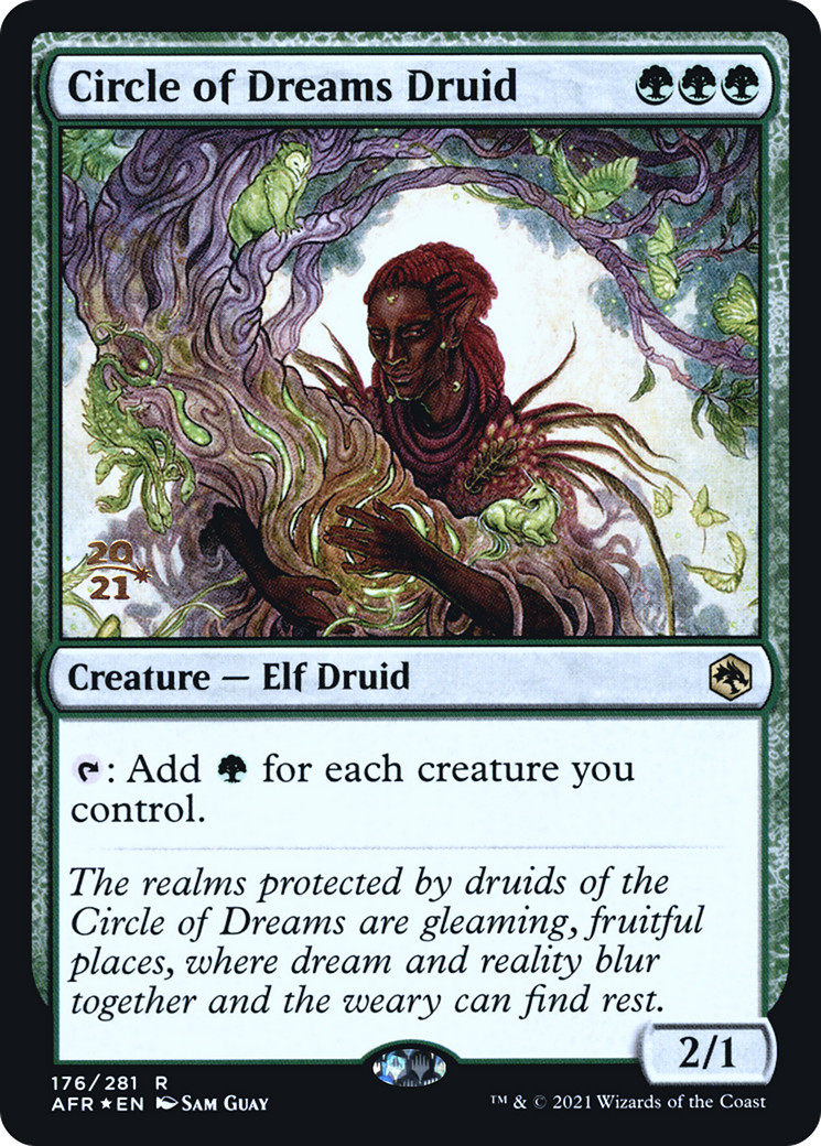 Circle of Dreams Druid [Dungeons & Dragons: Adventures in the Forgotten Realms Prerelease Promos] | Grognard Games