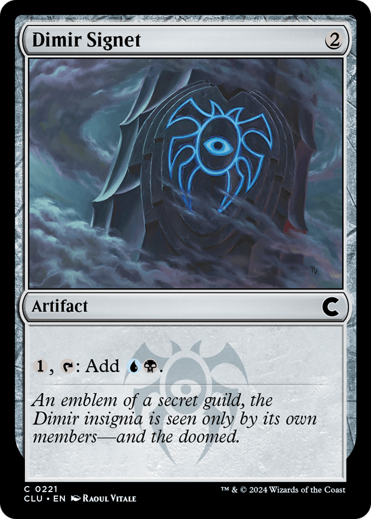 Dimir Signet [Ravnica: Clue Edition] | Grognard Games