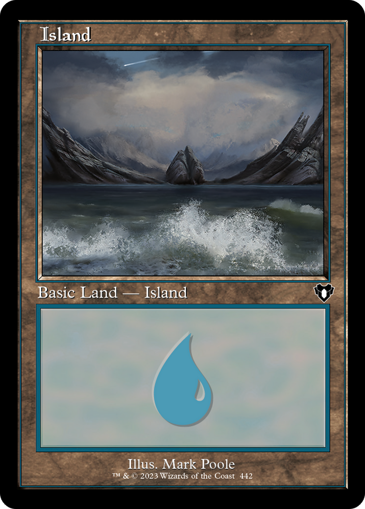 Island (442) (Retro) [Commander Masters] | Grognard Games