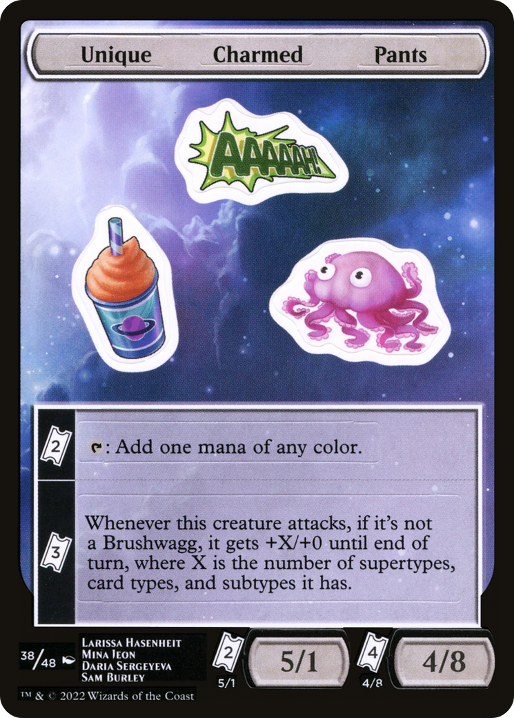 Unique Charmed Pants [Unfinity Stickers] | Grognard Games
