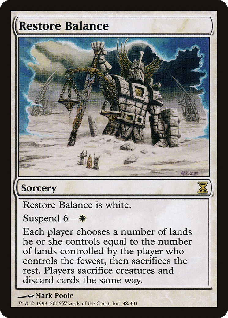Restore Balance [Time Spiral] | Grognard Games