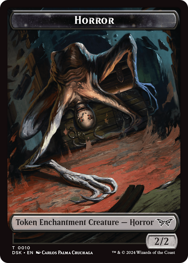 Horror Token [Duskmourn: House of Horror Tokens] | Grognard Games