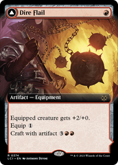Dire Flail (Extended Art) [The Lost Caverns of Ixalan] | Grognard Games