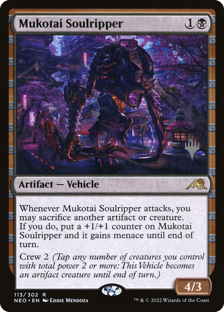 Mukotai Soulripper (Promo Pack) [Kamigawa: Neon Dynasty Promos] | Grognard Games