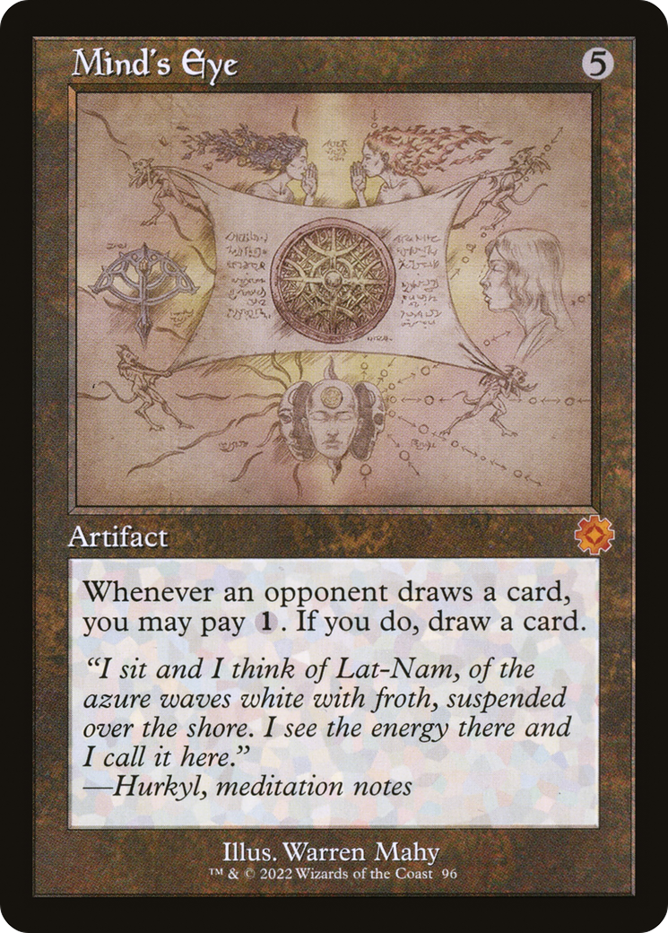 Mind's Eye (Retro Schematic) [The Brothers' War Retro Artifacts] | Grognard Games