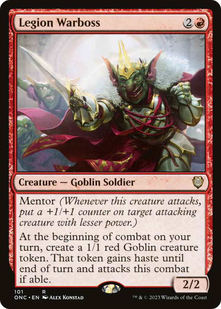Legion Warboss [Phyrexia: All Will Be One Commander] | Grognard Games