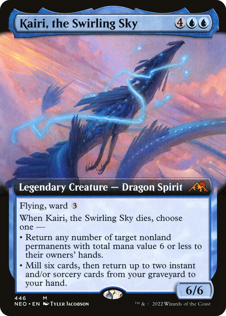 Kairi, the Swirling Sky (Extended Art) [Kamigawa: Neon Dynasty] | Grognard Games