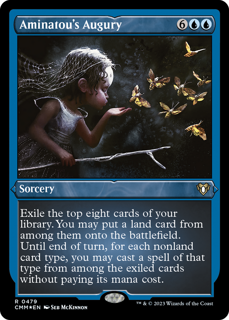 Aminatou's Augury (Foil Etched) (CMM-479) - Commander Masters Foil | Grognard Games