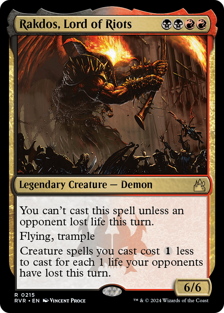 Rakdos, Lord of Riots [Ravnica Remastered] | Grognard Games