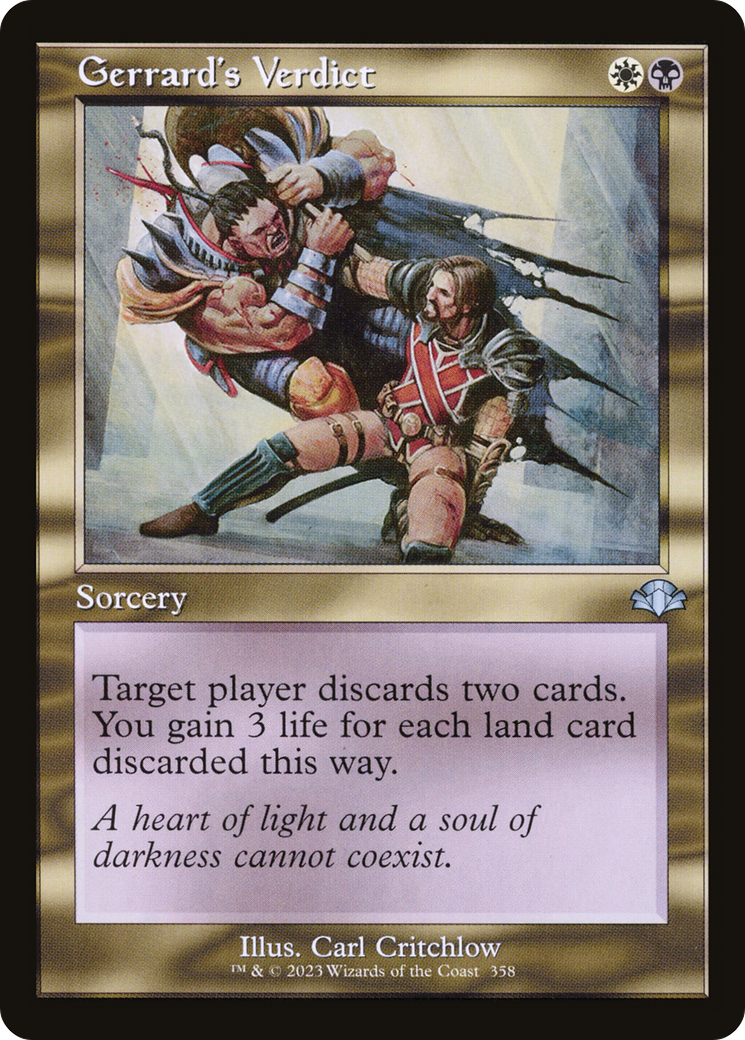 Gerrard's Verdict (DMR-358) - Dominaria Remastered | Grognard Games
