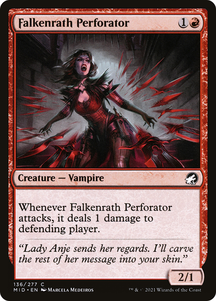 Falkenrath Perforator [Innistrad: Midnight Hunt] | Grognard Games