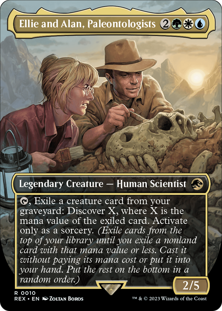Ellie and Alan, Paleontologists (Borderless) [Jurassic World Collection] | Grognard Games