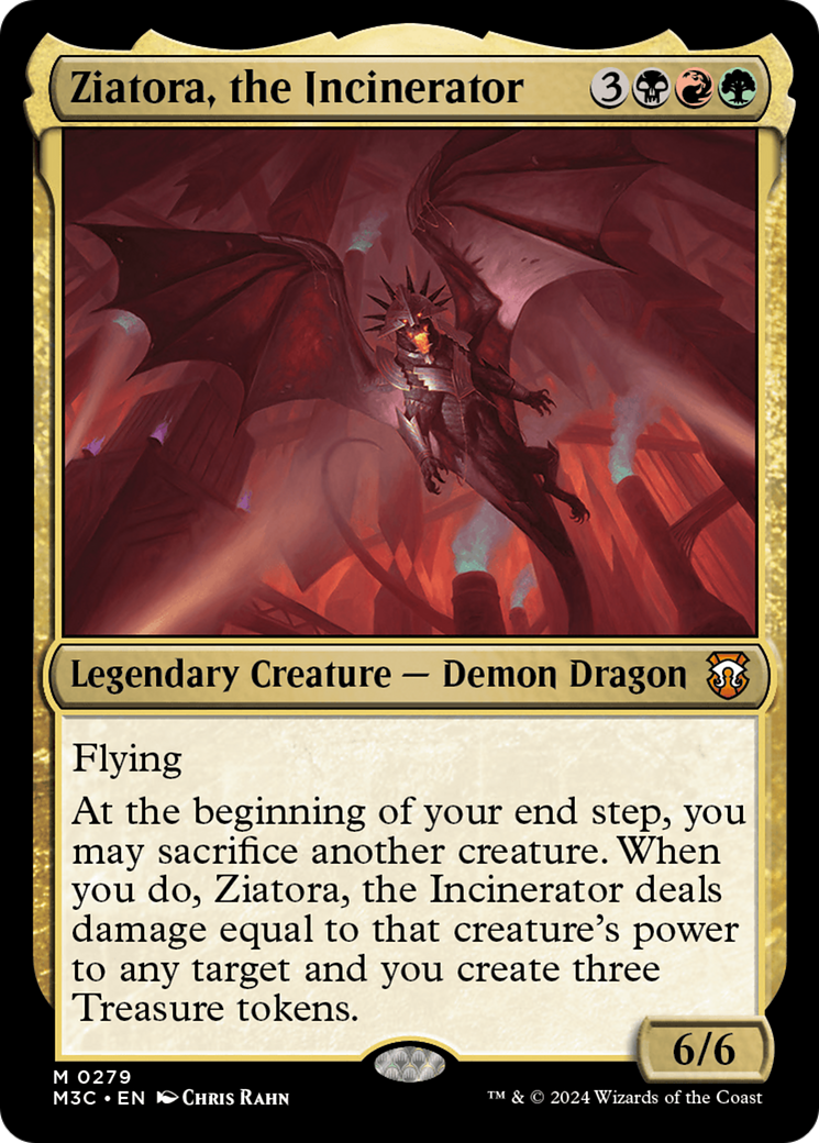 Ziatora, the Incinerator (Ripple Foil) [Modern Horizons 3 Commander] | Grognard Games