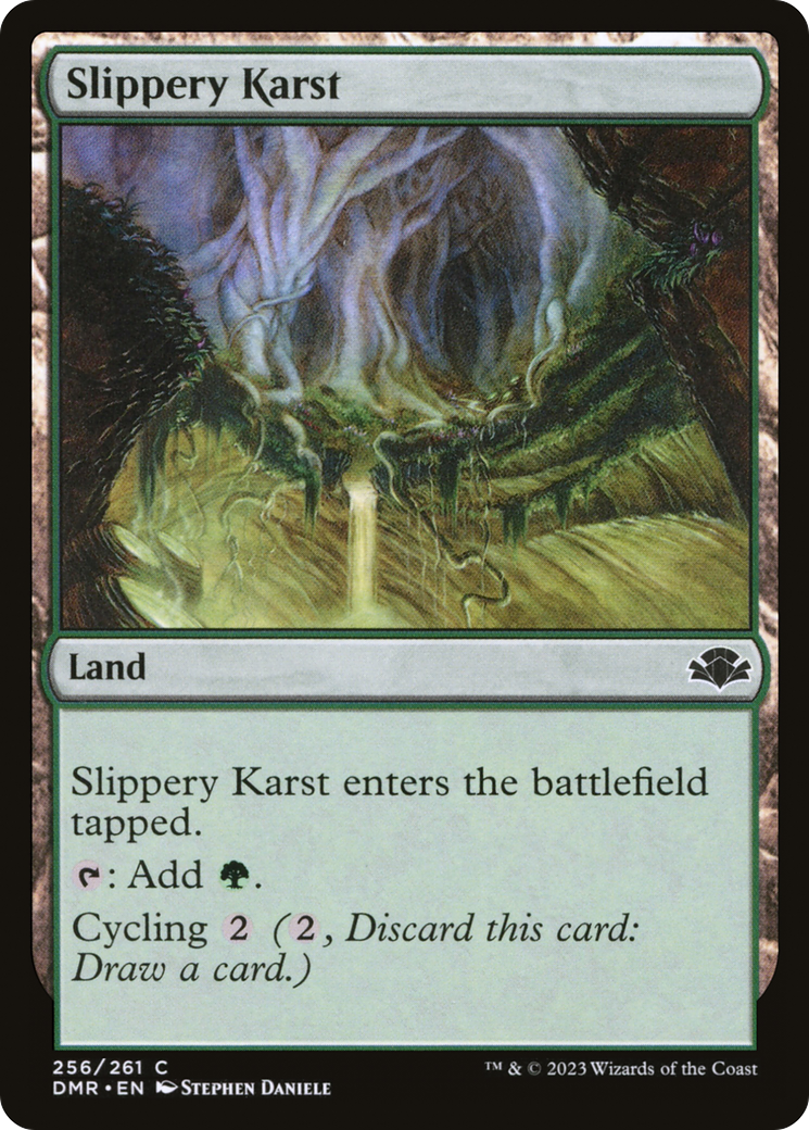 Slippery Karst [Dominaria Remastered] | Grognard Games