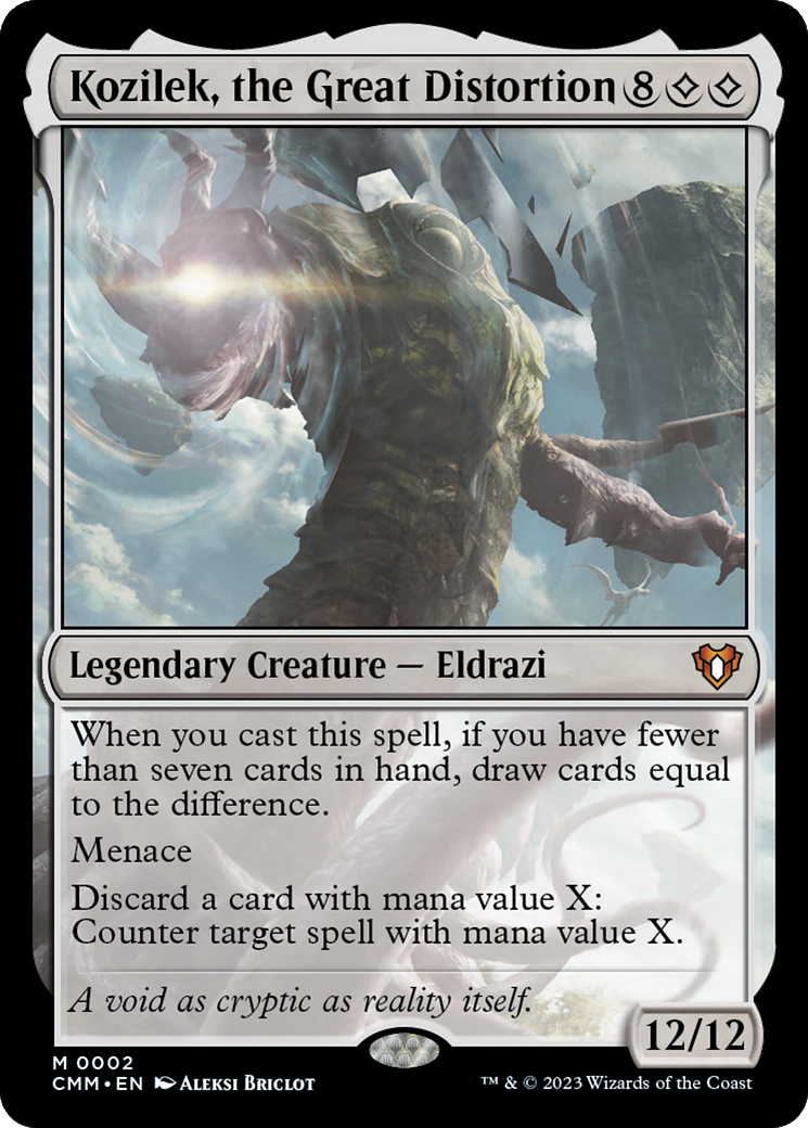 Kozilek, the Great Distortion [Commander Masters] | Grognard Games