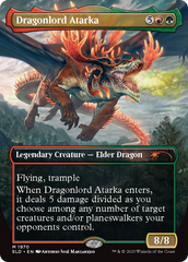 Dragonlord Atarka // Dragonlord Atarka (SLD-1970) - Secret Lair Drop (Borderless) Foil | Grognard Games