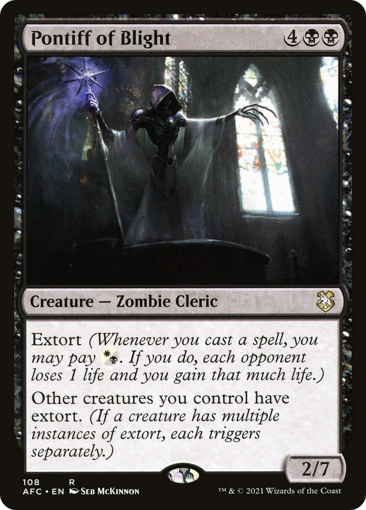 Pontiff of Blight [Dungeons & Dragons: Adventures in the Forgotten Realms Commander] | Grognard Games