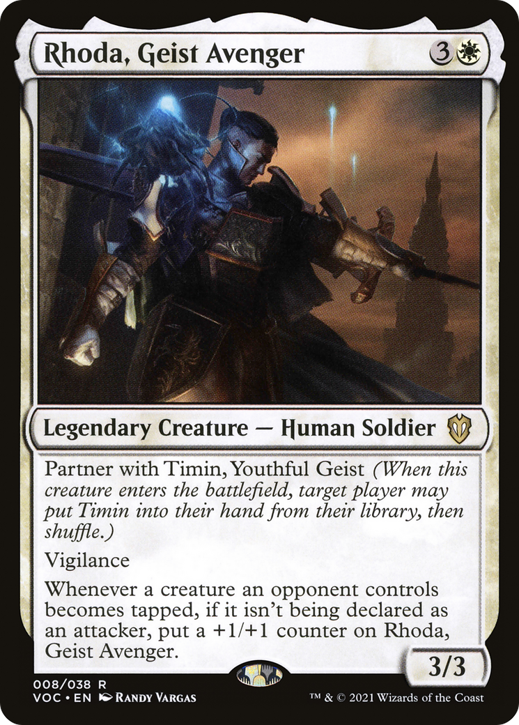 Rhoda, Geist Avenger [Innistrad: Crimson Vow Commander] | Grognard Games