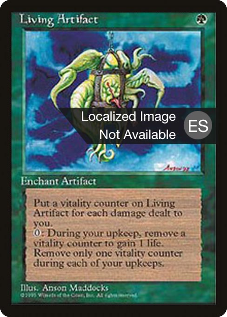 Living Artifact [Fourth Edition (Foreign Black Border)] | Grognard Games