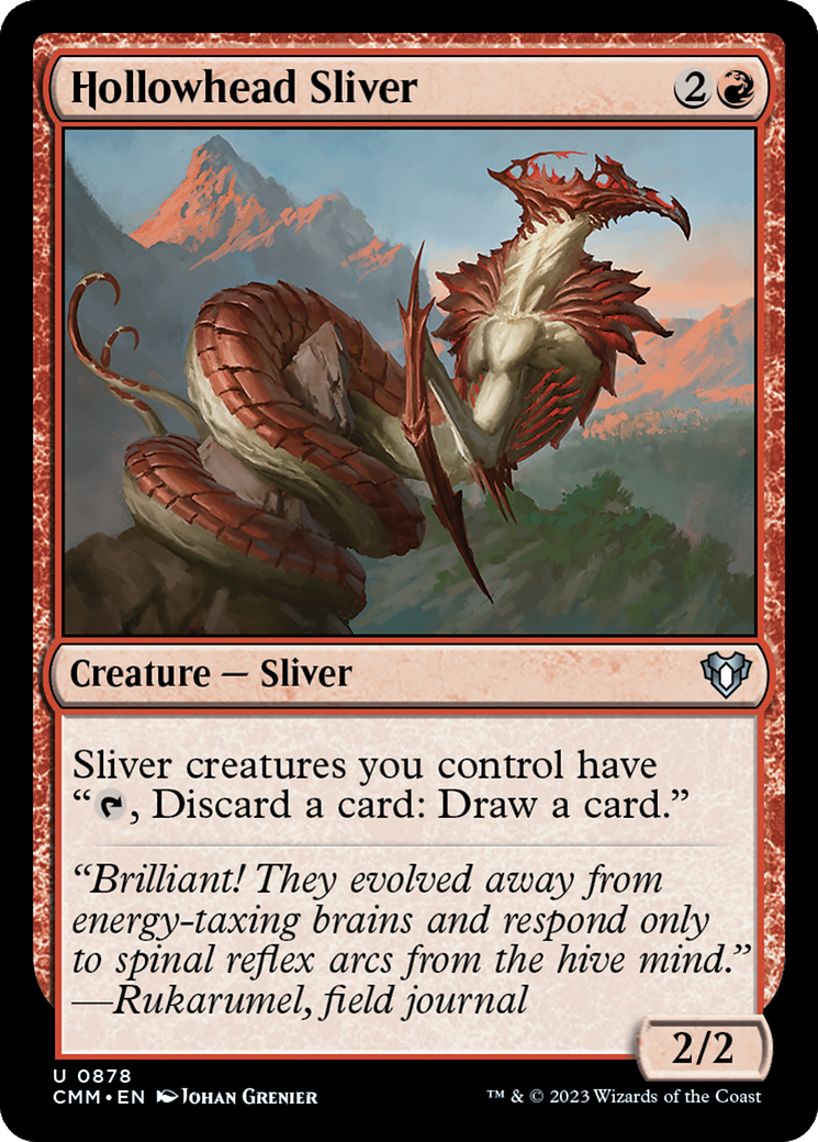 Hollowhead Sliver [Commander Masters] | Grognard Games