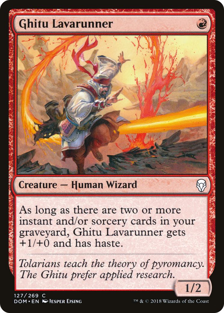 Ghitu Lavarunner [Dominaria] | Grognard Games