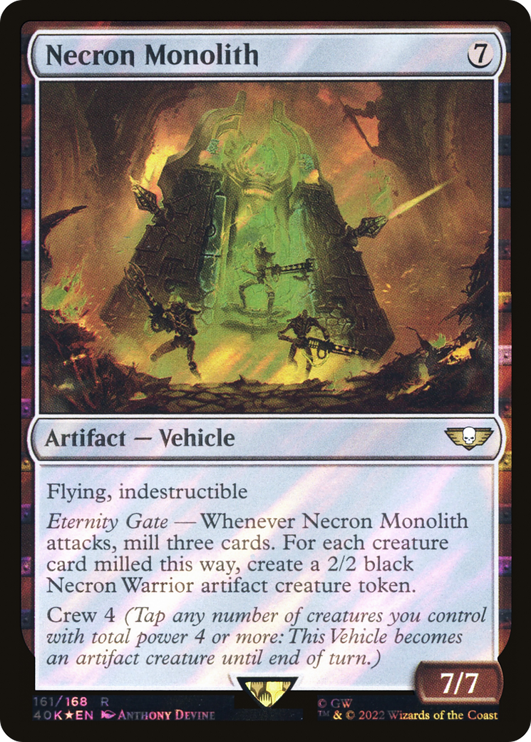 Necron Monolith (Surge Foil) [Universes Beyond: Warhammer 40,000] | Grognard Games