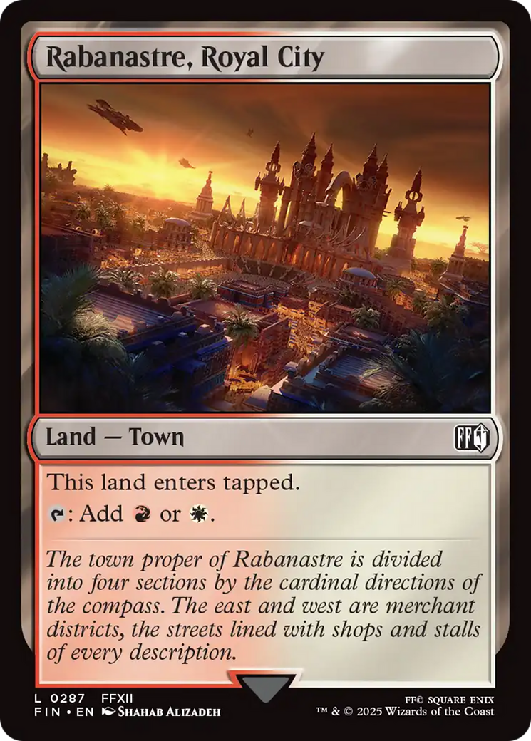 Rabanastre, Royal City (FIN-287) - FINAL FANTASY Foil | Grognard Games