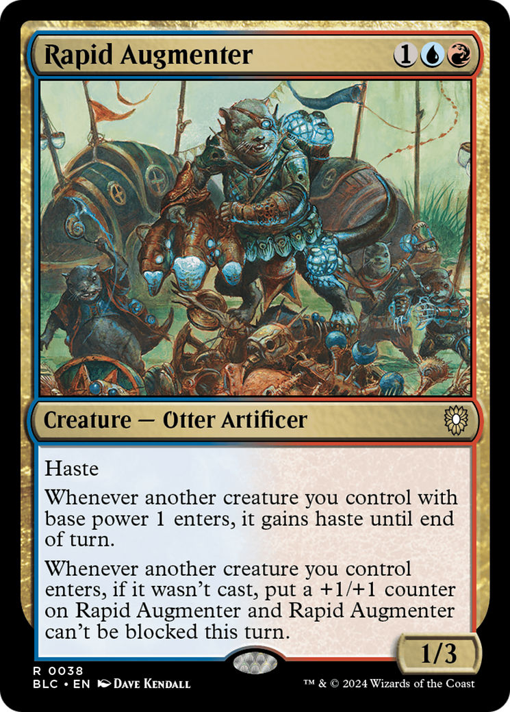 Rapid Augmenter [Bloomburrow Commander] | Grognard Games