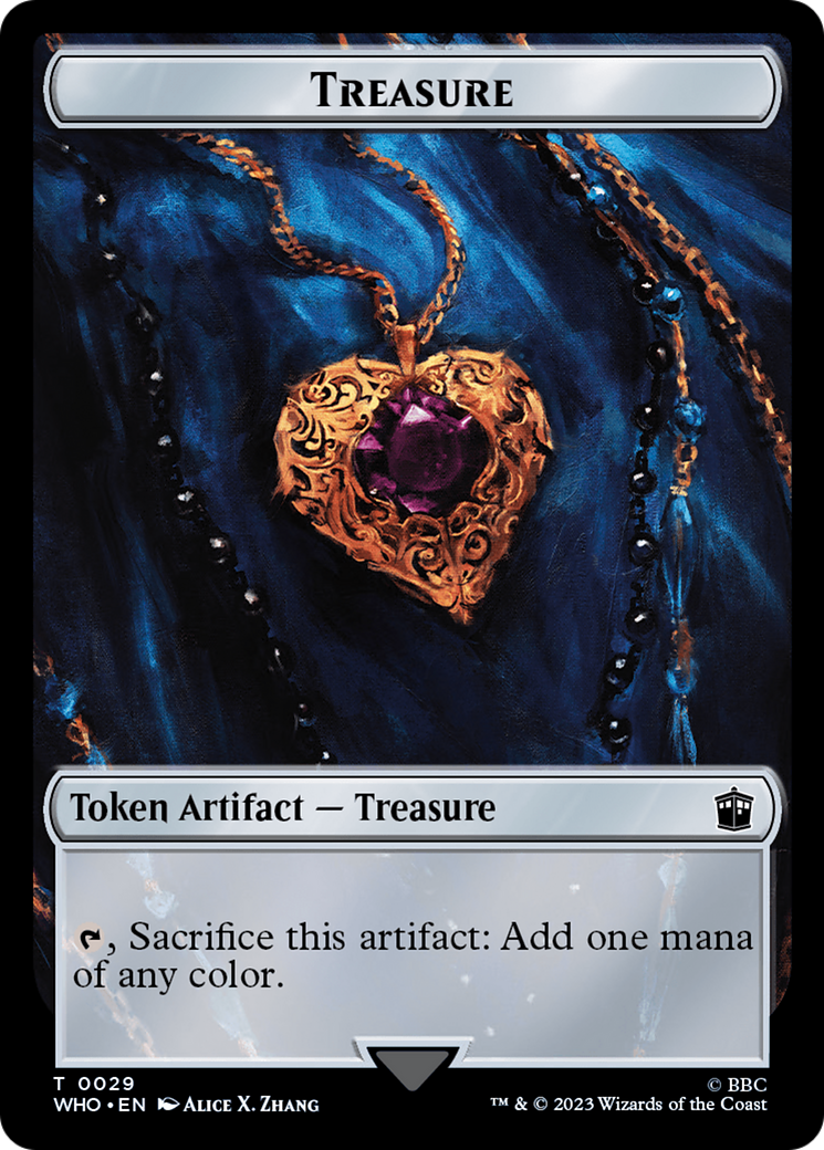 Dalek // Treasure (0029) Double-Sided Token [Doctor Who Tokens] | Grognard Games