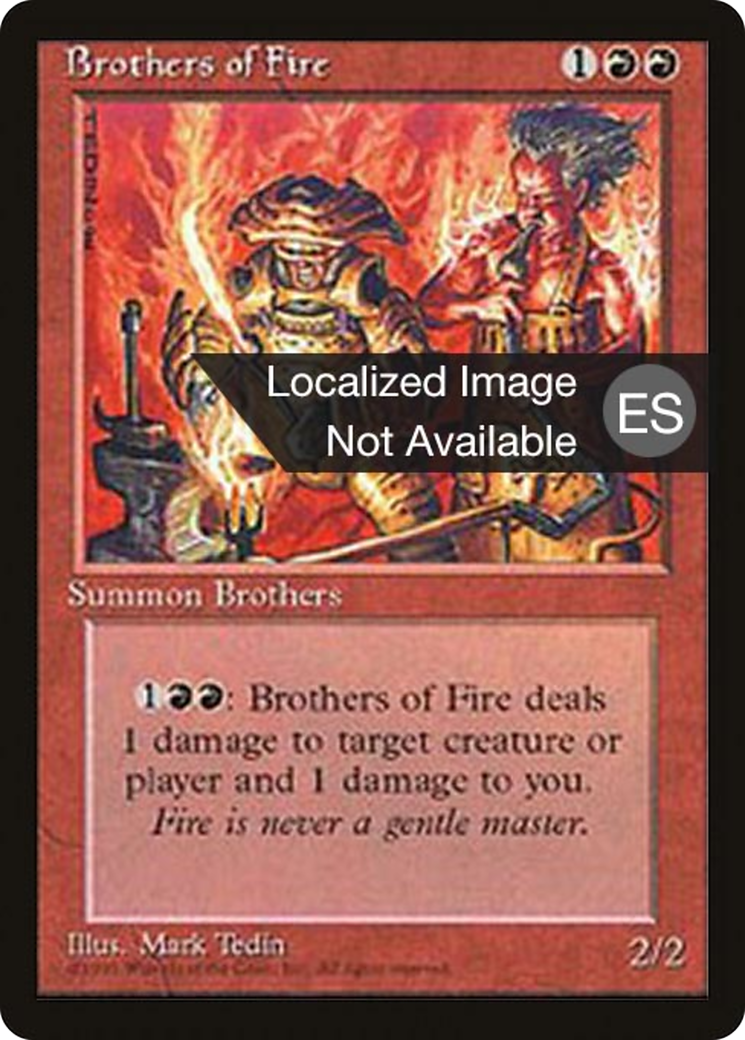 Brothers of Fire [Fourth Edition (Foreign Black Border)] | Grognard Games