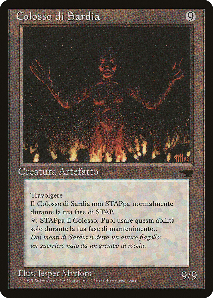 Colossus of Sardia (Italian) - "Colosso di Sardia" [Rinascimento] | Grognard Games