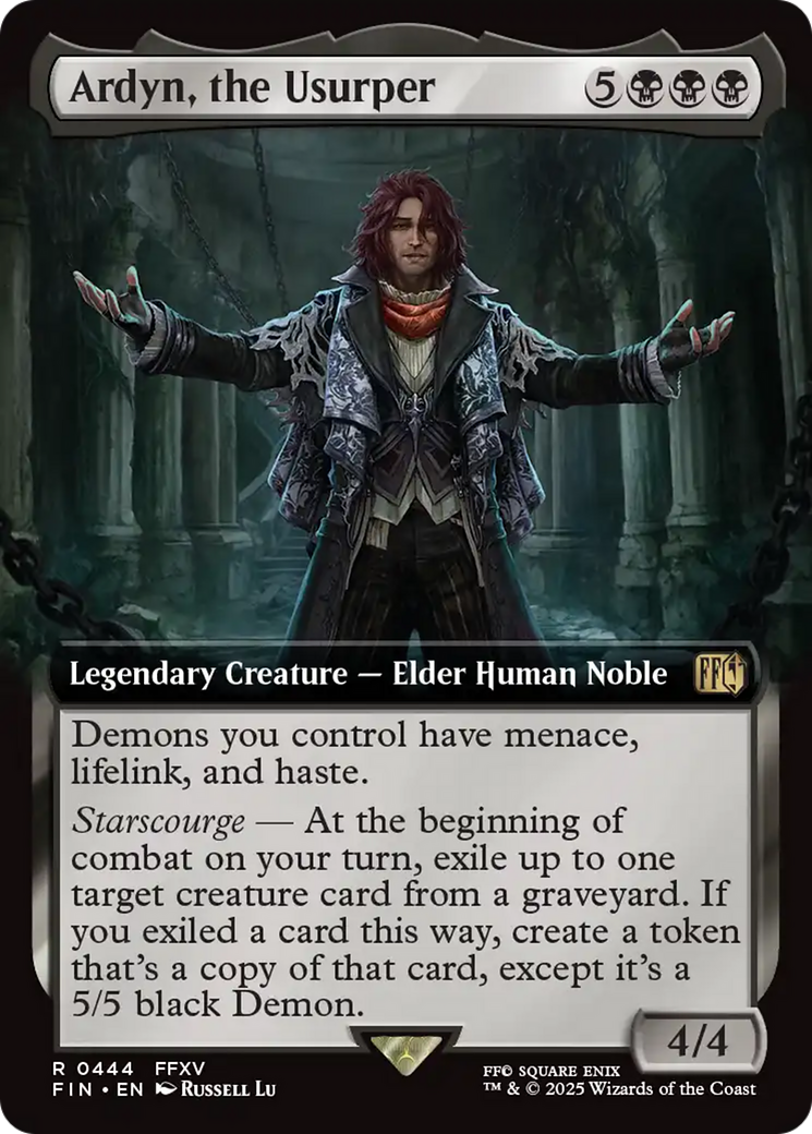 Ardyn, the Usurper (Extended Art) (FIN-444) - FINAL FANTASY: (Extended Art) Foil | Grognard Games